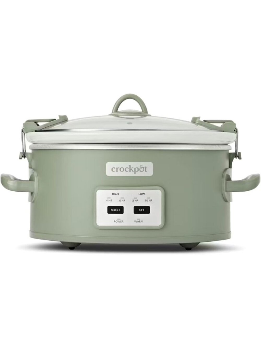 6qt Programmable Slow Cooker with Locking Lid - Portable Cook & Carry, Green